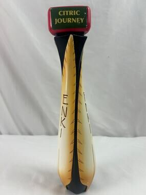 Enki Brewing Citric Journey Pale Ale Beer Tap Handle Victoria MN 2013 Rare